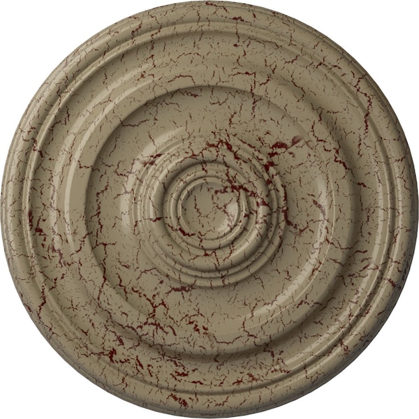 Ekena Millwork Kepler Traditional Medallion (For Canopies up to 2 5/8"), 11 7/8"OD x 1 1/4"P, Gobi Desert Crackle CM12KPGDC - main